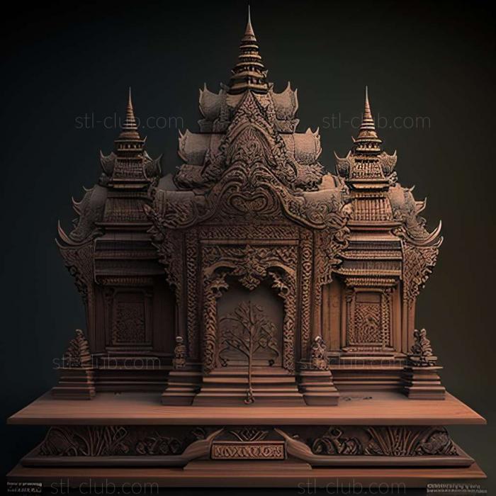 3D model Phnom Penh Cambodia (STL)